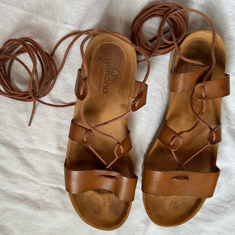 Leather sandals